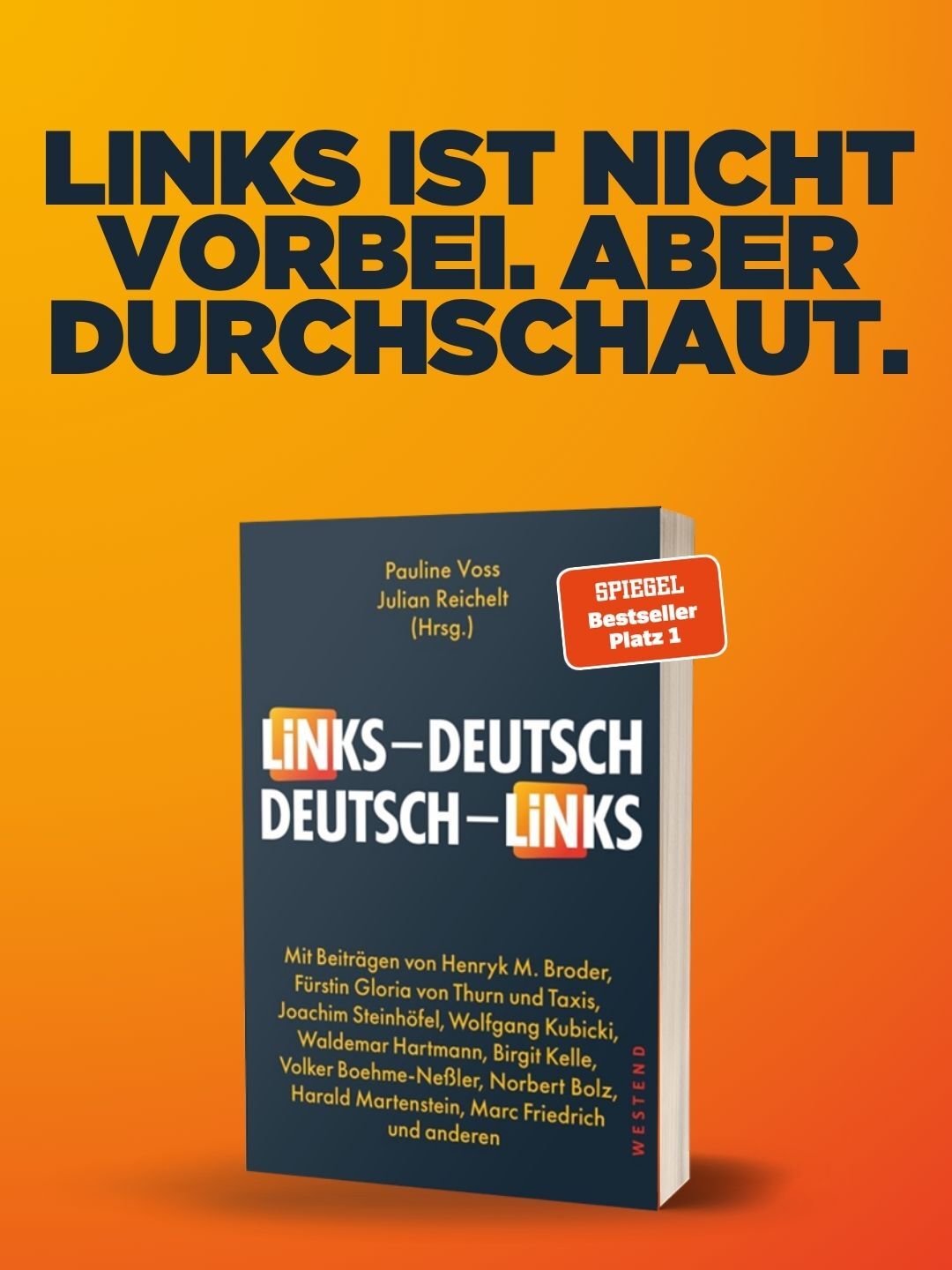 Buch "Links-Deutsch / Deutsch-Links" nicht signiert