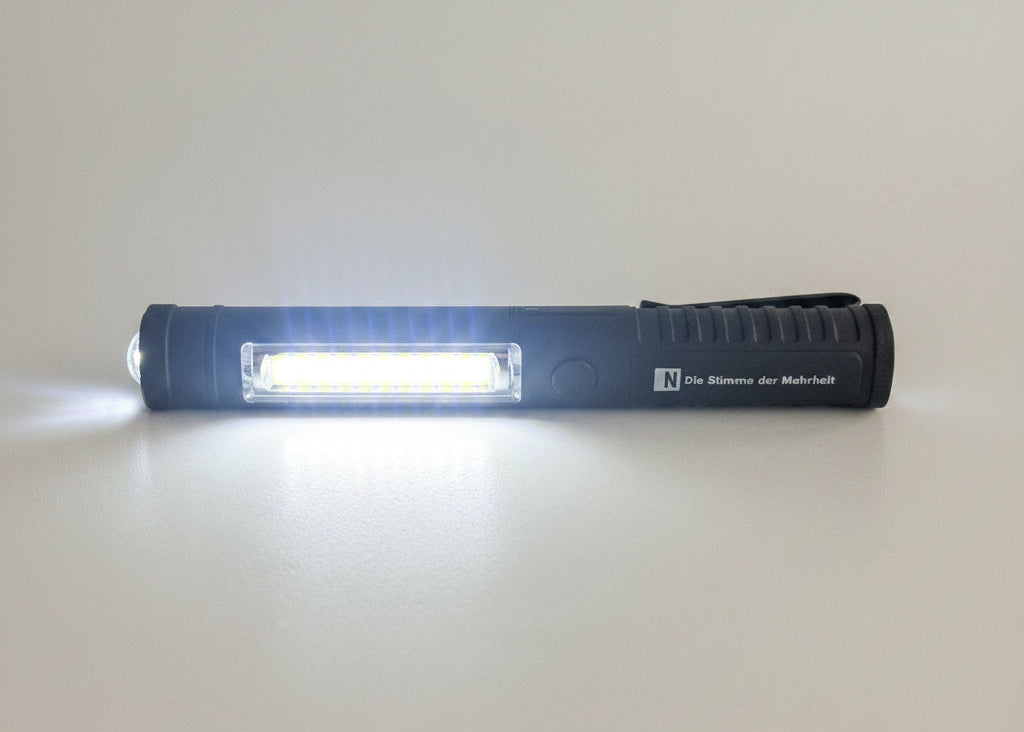 NIUS 2-in-1 LED-Taschenlampe