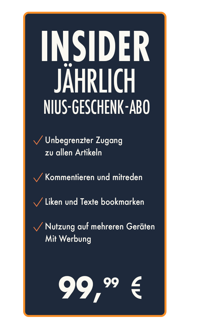 Insider Jährlich NIUS-Geschenk-Abo