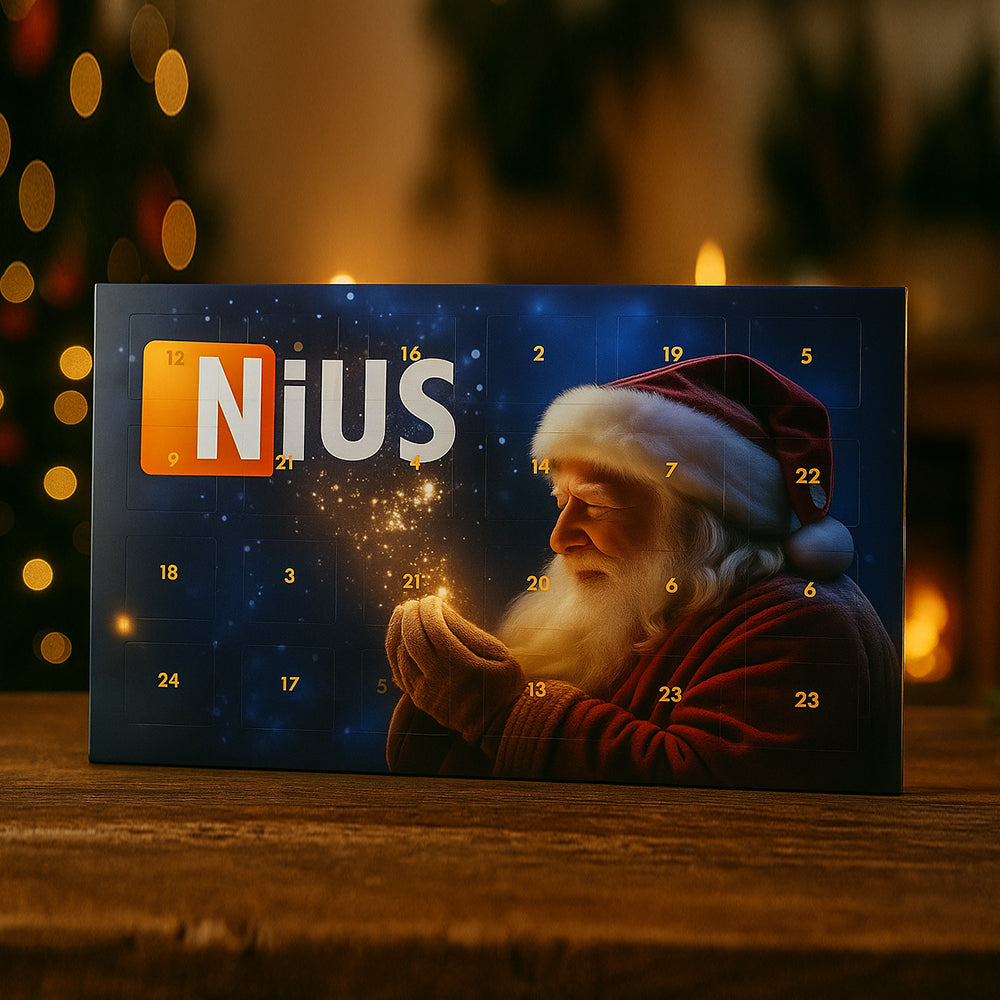 NIUS Adventskalender – mit hochwertiger Lindt Schokolade