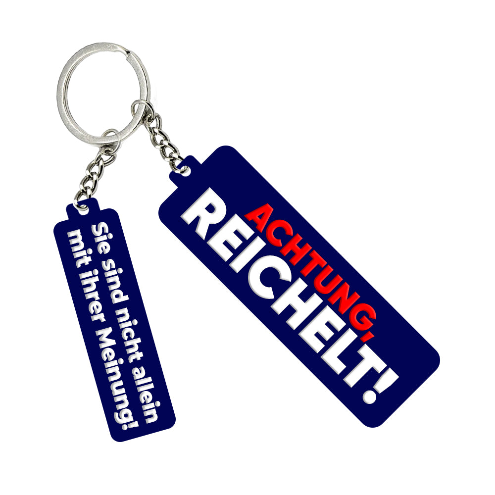 Schlüsselanhänger - Achtung Reichelt!