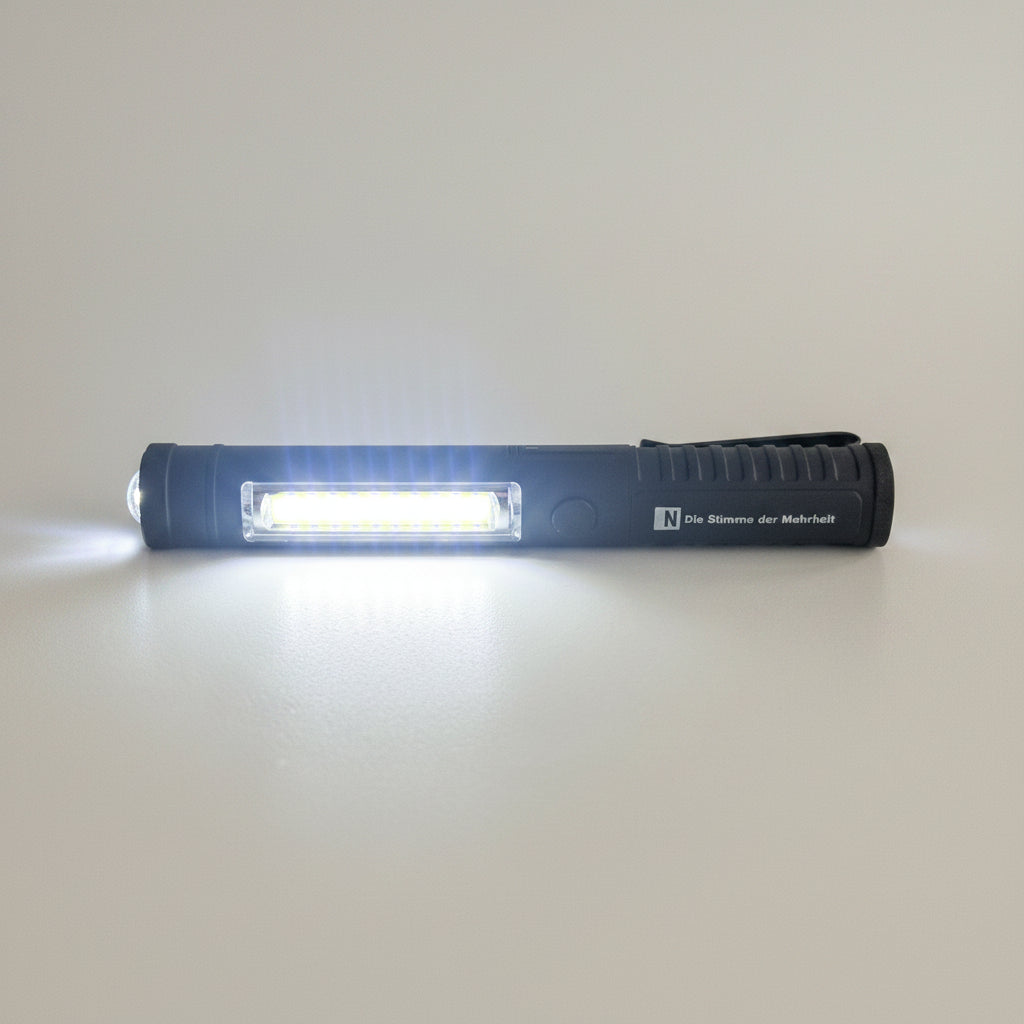 NIUS 2-in-1 LED-Taschenlampe