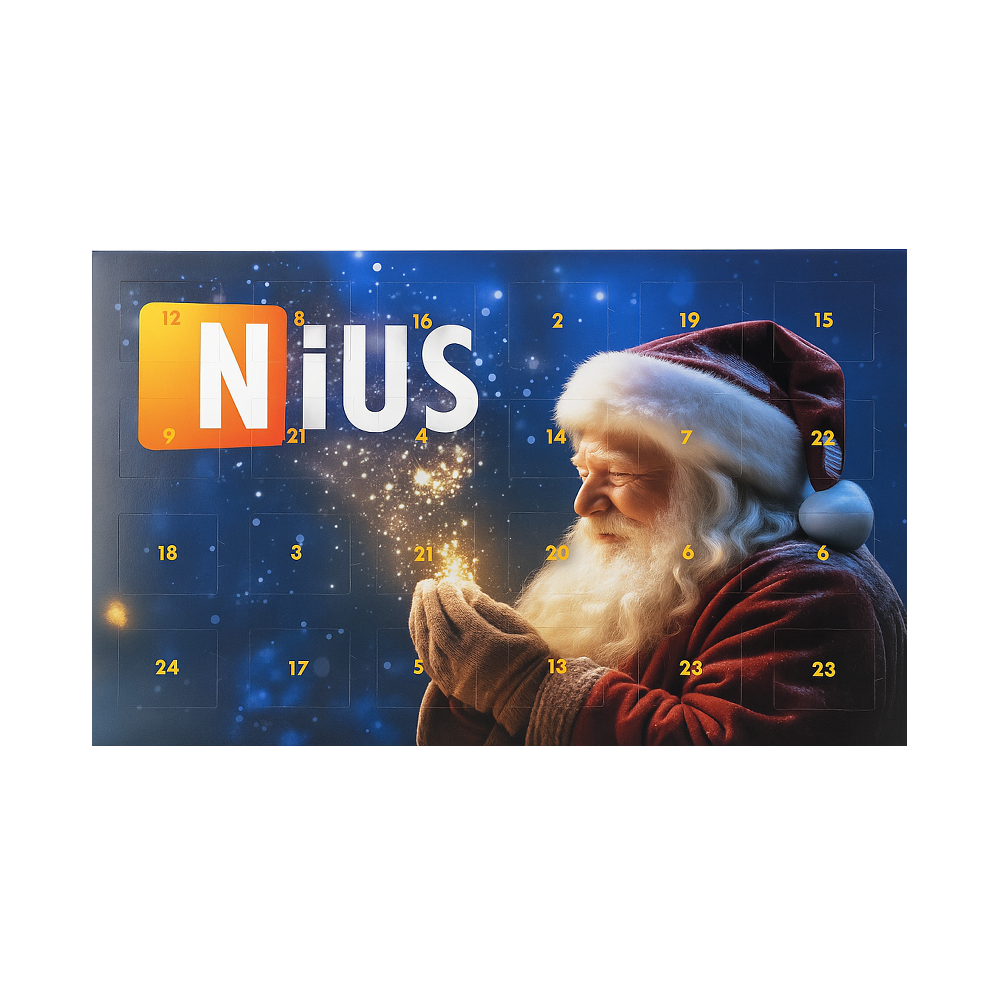 NIUS Adventskalender – mit hochwertiger Lindt Schokolade