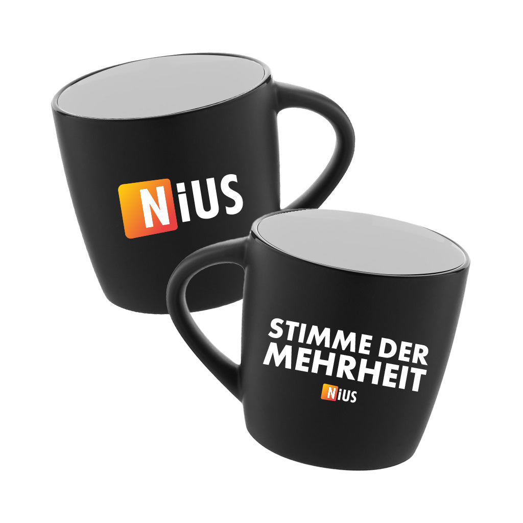 Kaffeetasse NIUS schwarz