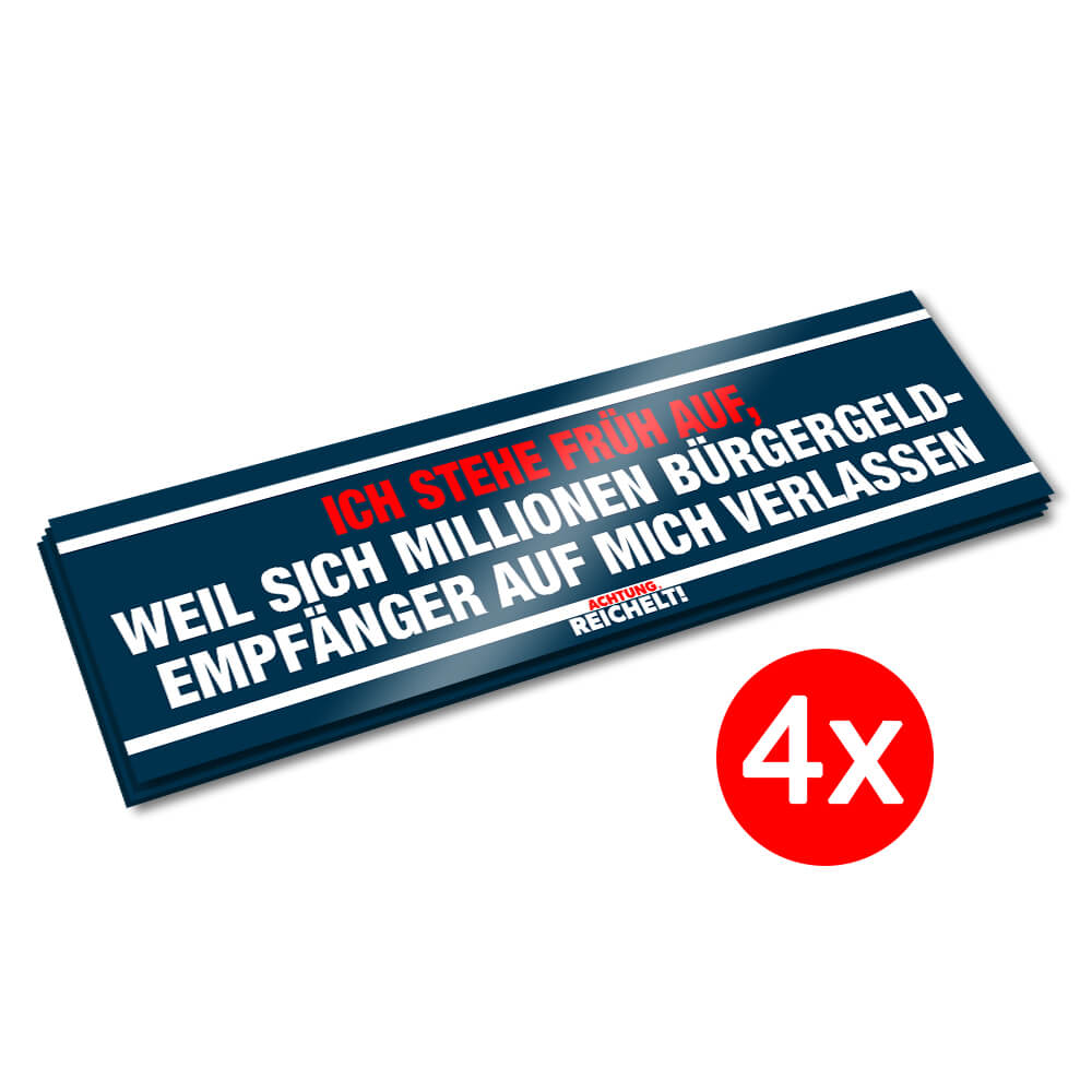 Achtung Reichelt! - Sticker "Bürgergeld"