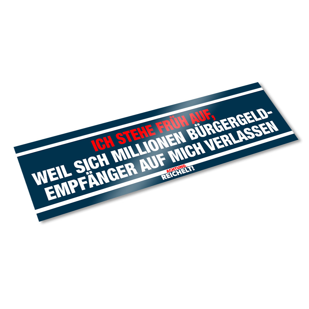 Achtung Reichelt! - Sticker "Bürgergeld"