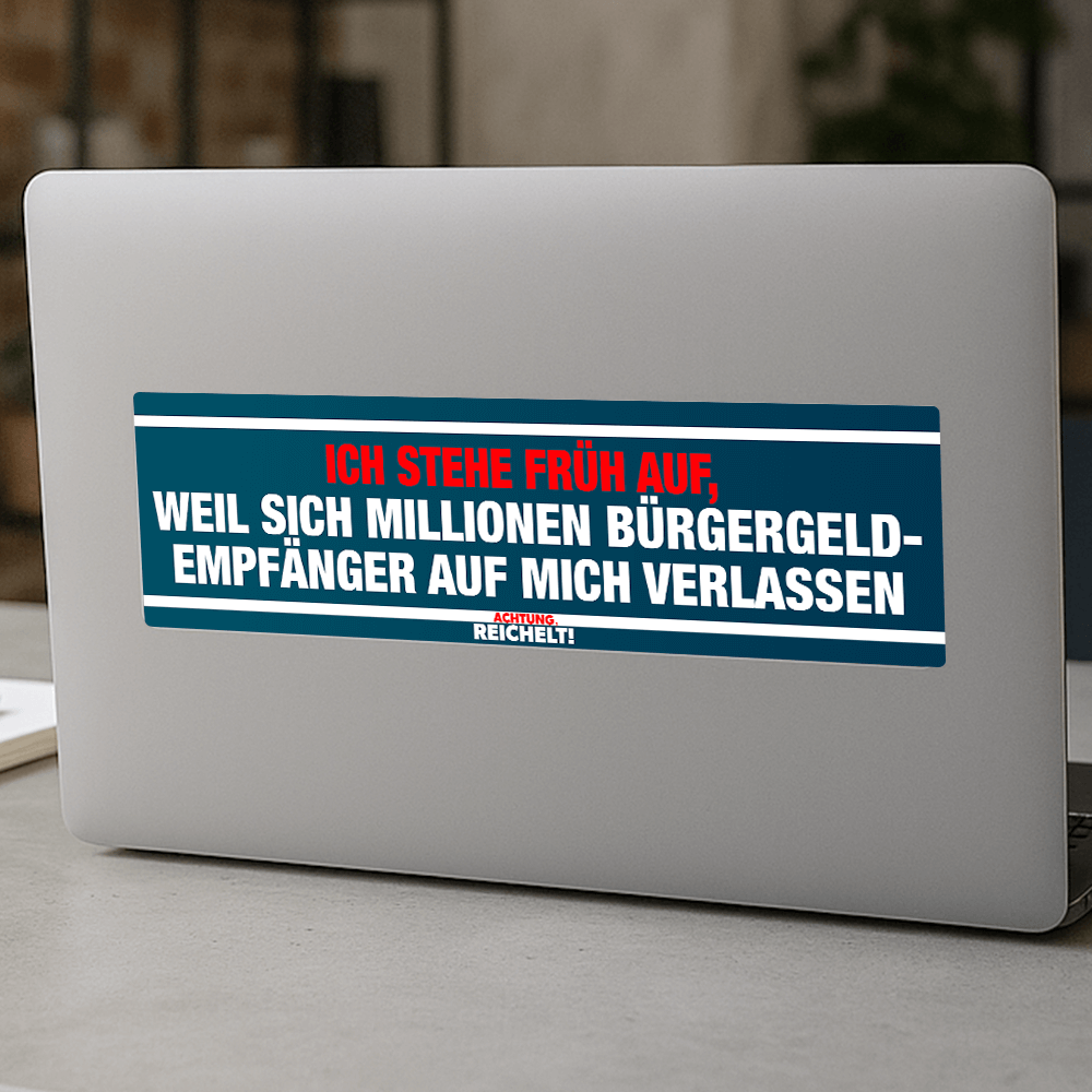 Achtung Reichelt! - Sticker "Bürgergeld"