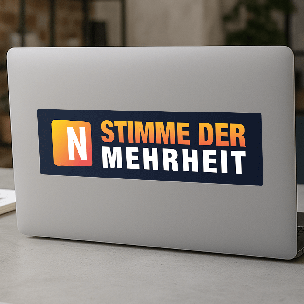 NIUS - Sticker „Mehrheit“