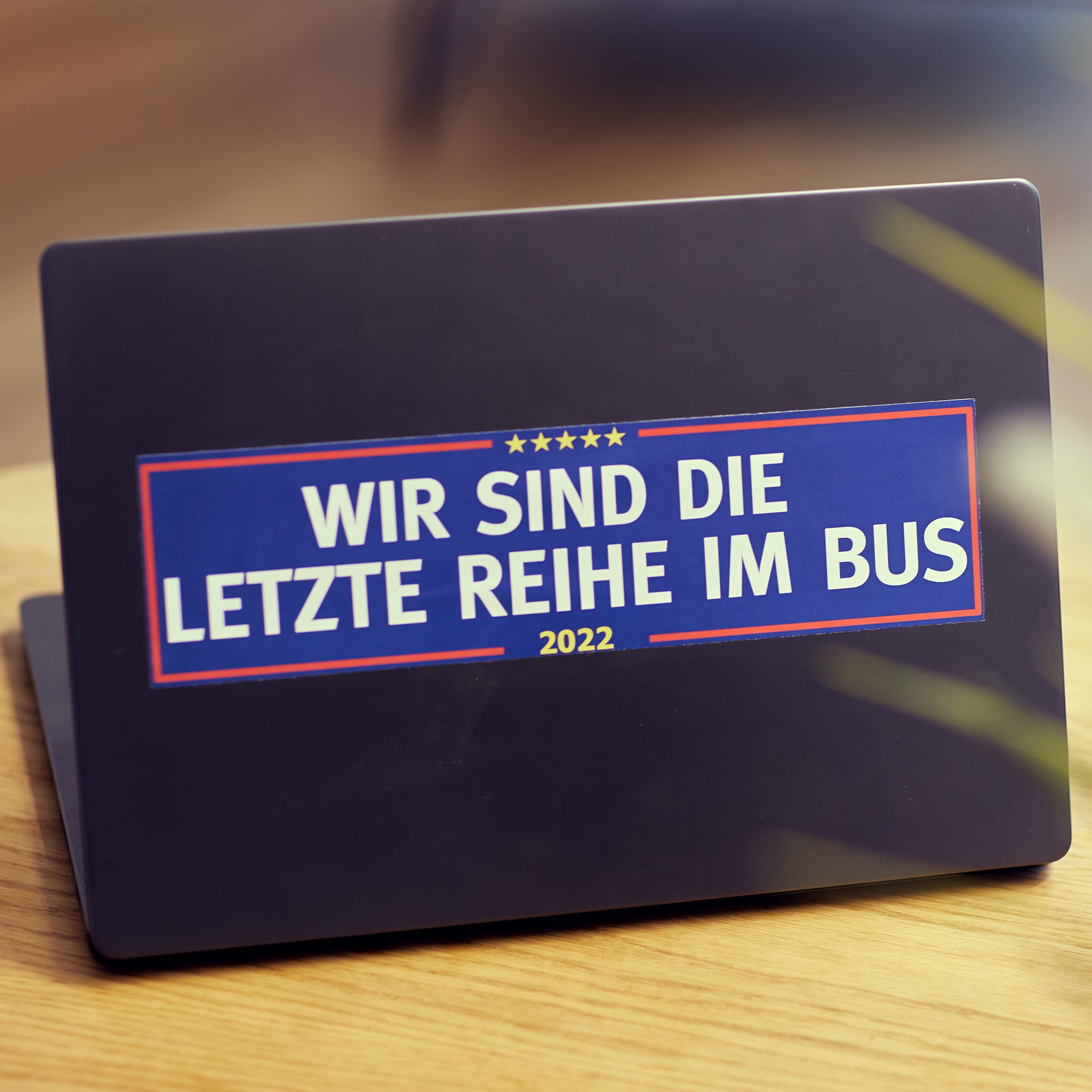 Sticker 4er Set - „Letzte Reihe im Bus“