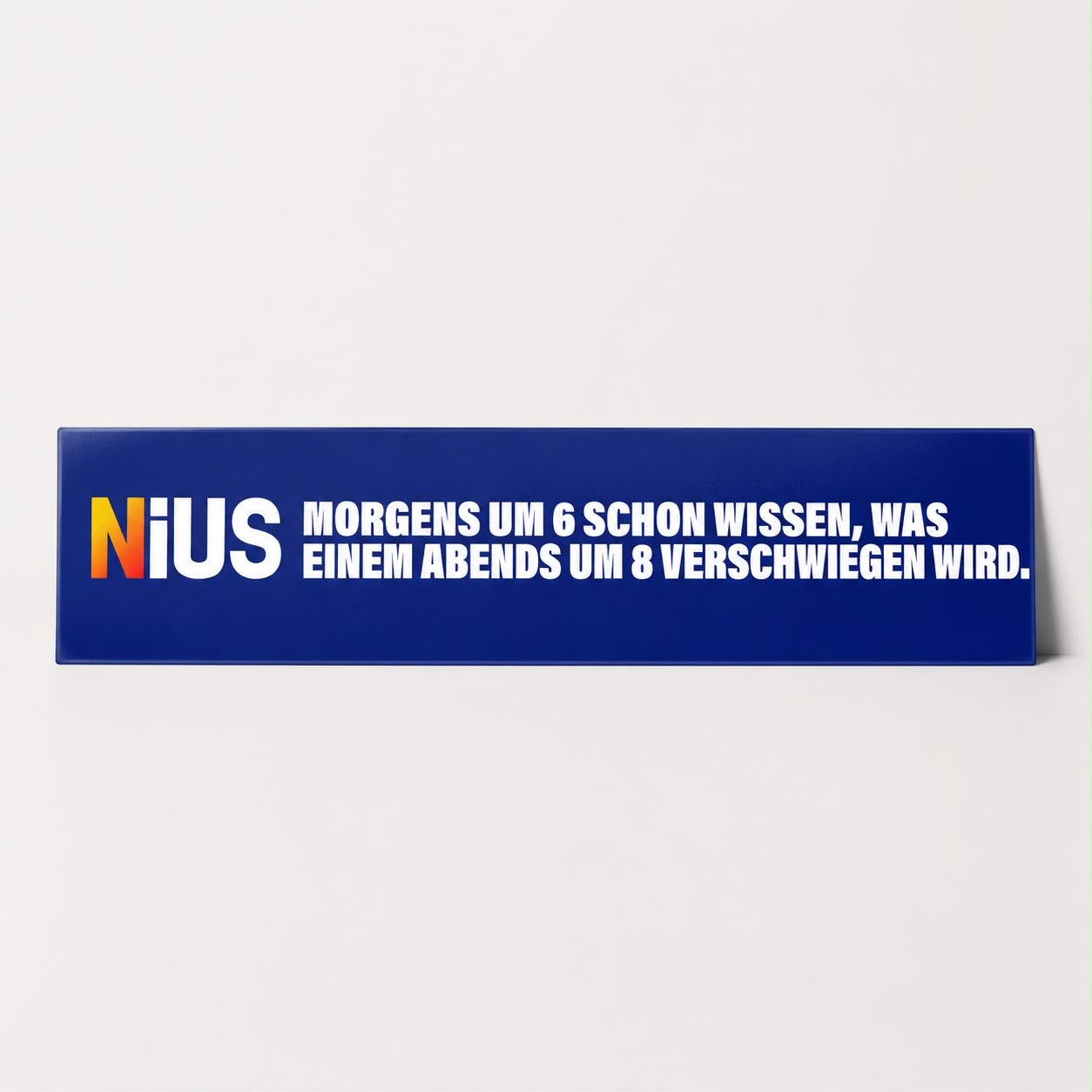 NIUS Sticker - Morgens um 6
